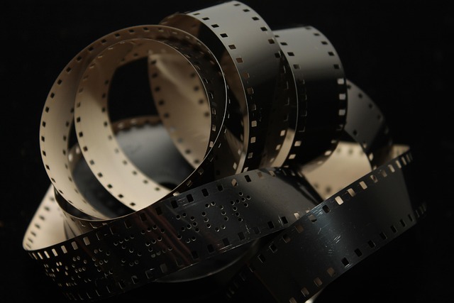 Artistic shot of a film still or classic movie scene