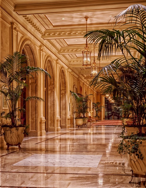 Elegant lobby area of a Velvet Screen